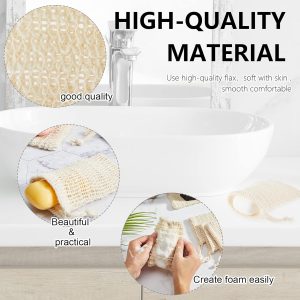 Woven soap bag